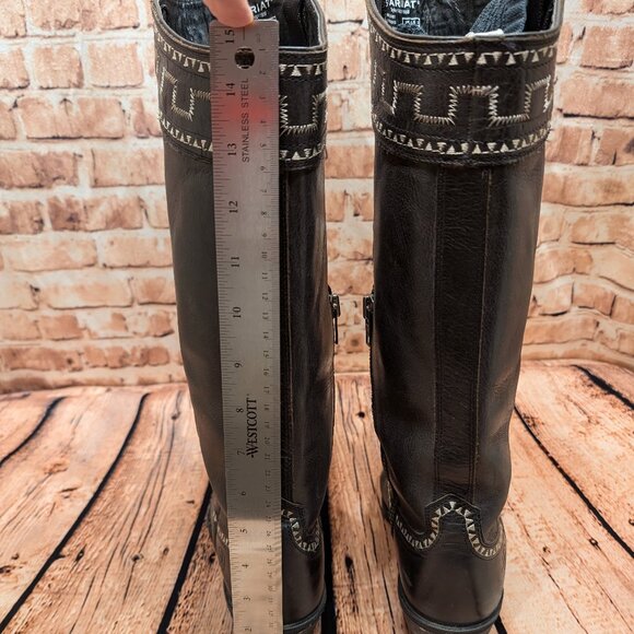 Women's Ariat SAHARA Black Western Boots Size 6.5 B - Picture 7 of 16